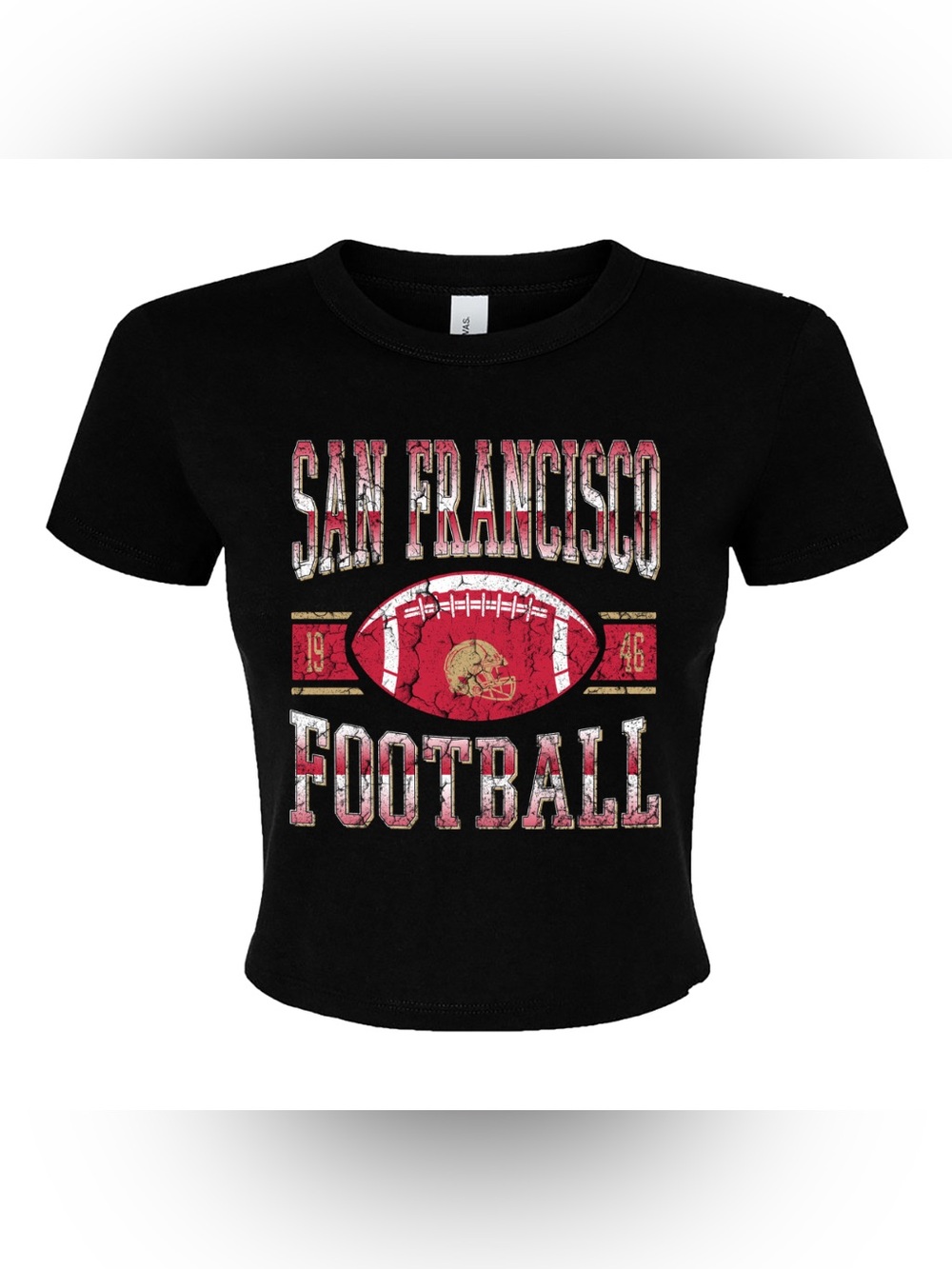 San Francisco Football Baby Tee / Crop Top